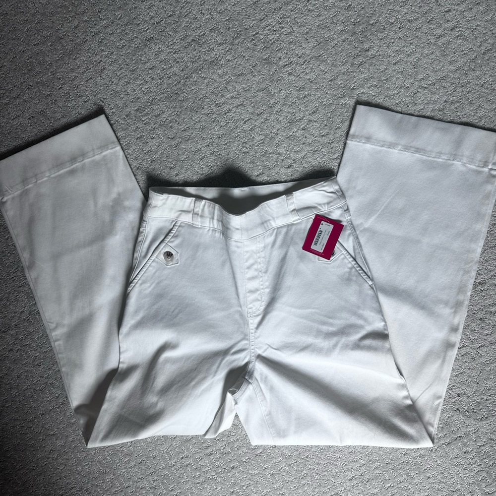 NWT SPANX cropped wide leg pants